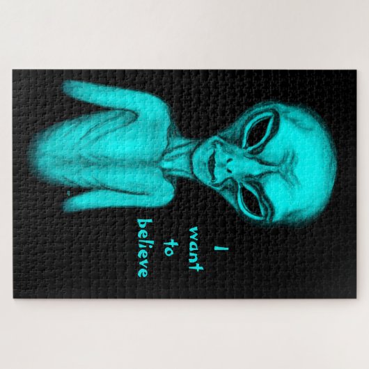 Alien, ik wil geloven legpuzzel (Horizontaal)