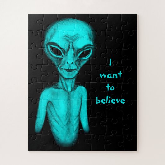 Alien, ik wil geloven legpuzzel (Verticaal)