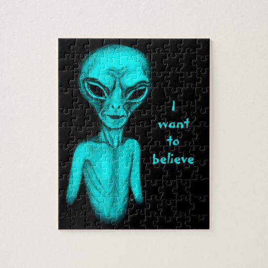 Alien, ik wil geloven legpuzzel (Verticaal)