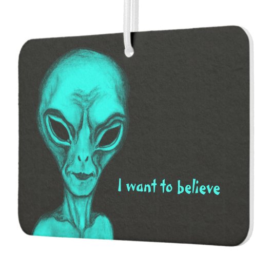 Alien, ik wil geloven luchtverfrisser (Links)