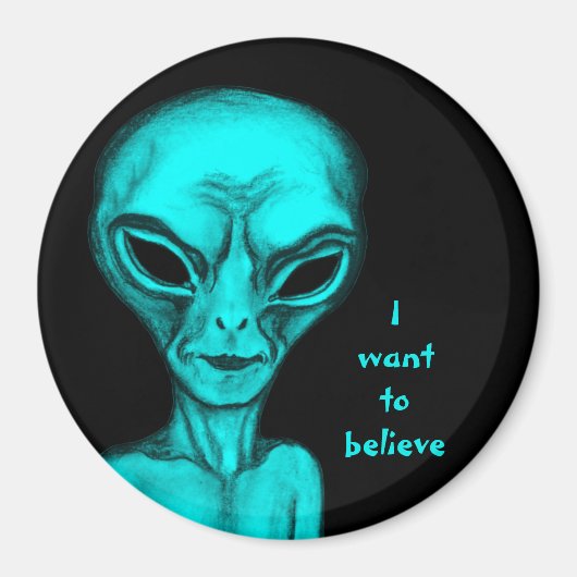 Alien, ik wil geloven magneet (Voorkant)