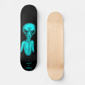 Alien, ik wil geloven persoonlijk skateboard (Voorkant)