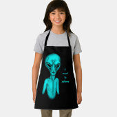 Alien, ik wil geloven schort (Insitu)