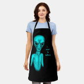 Alien, ik wil geloven schort (Gedragen)