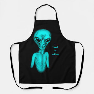 Alien, ik wil geloven schort