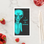 Alien, ik wil geloven servet (Insitu)