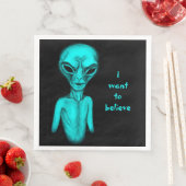 Alien, ik wil geloven servet (Insitu)