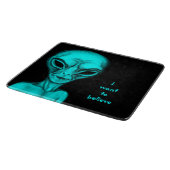 Alien, ik wil geloven snijplank (Hoek)