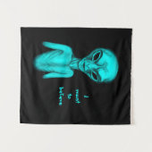 Alien, ik wil geloven wandkleed (Voorkant (horizontaal))