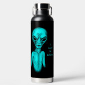 Alien, ik wil geloven waterfles (Voorkant)