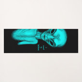Alien, ik wil geloven yogamat (Achterkant (horizontaal))