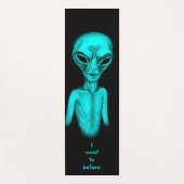 Alien, ik wil geloven yogamat (Voorkant)