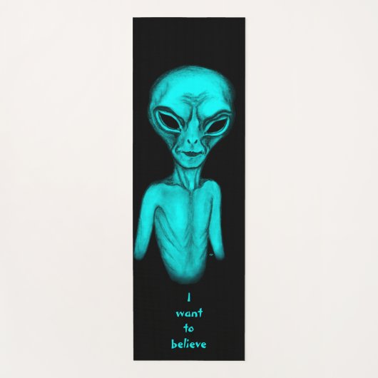 Alien, ik wil geloven yogamat (Voorkant)