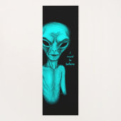 Alien, ik wil geloven yogamat (Achterkant)
