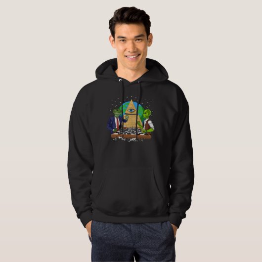 Alien Illuminati Hoodie (Voorkant volledig)