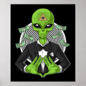 Alien Illuminati Poster (Voorkant)