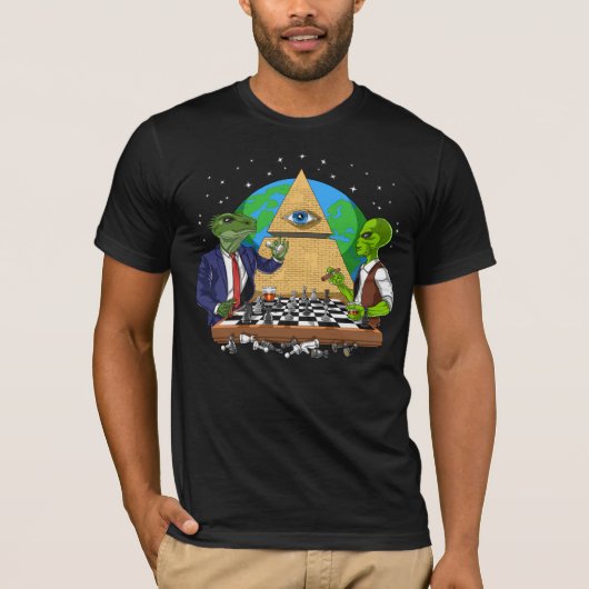 Alien Illuminati T-shirt (Voorkant)