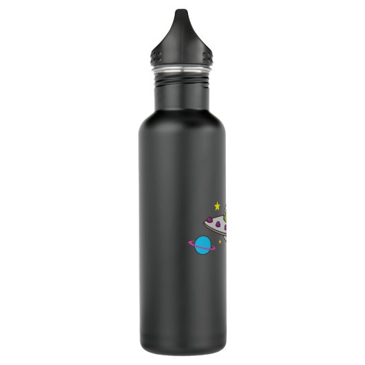 Alien im Ufo Waterfles (Links)