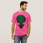 Alien in de nacht t-shirt (Voorkant volledig)