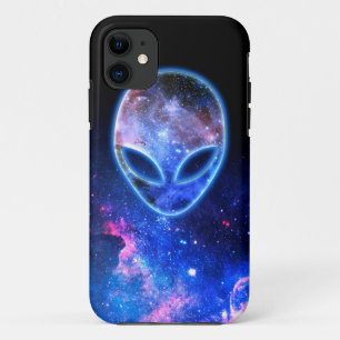 Alien in de ruimte Case-Mate iPhone case