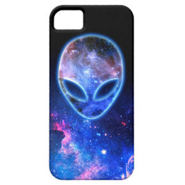Alien in de ruimte Case-Mate iPhone case