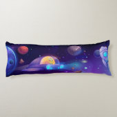 Alien in de ruimte lichaamskussen (Achterkant)