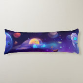 Alien in de ruimte lichaamskussen (Voorkant)