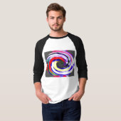 Alien in de ruimte t-shirt (Voorkant volledig)