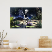 Alien in Natuur door Michelle Wilder Poster (Keuken)
