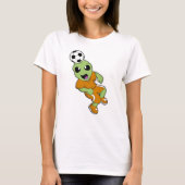Alien in Soccer Sports T-shirt (Voorkant)