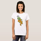 Alien in Soccer Sports T-shirt (Voorkant volledig)