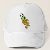 Alien in Soccer Sports Trucker Pet (Voorkant)