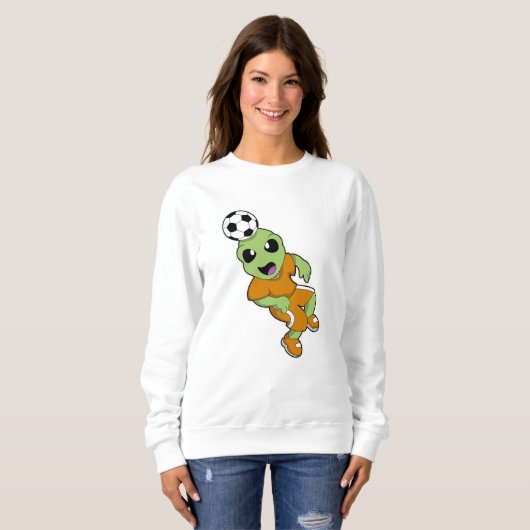 Alien in Soccer Sports Trui (Voorkant volledig)