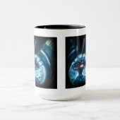 Alien in Space Combo Mok, 15 oz Mok (Midden)