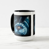 Alien in Space Combo Mok, 15 oz Mok (Voorkant links)