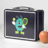 Alien in Tennis met Tennis racket (In situ)