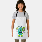 Alien in Tennis met Tennis racket Schort (Insitu)