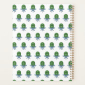 Alien in zijn kleine ruimteschip planner (Achterkant)