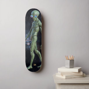 Alien in zonnebril Dd Brand Persoonlijk Skateboard