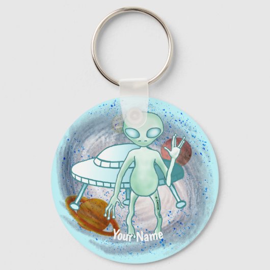Alien Indringer sleutelhanger (Voorkant)