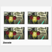 Alien Injection Sticker: "Dit kan steken" Rechthoekige Sticker (Vel)