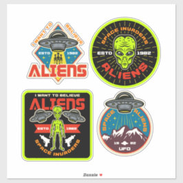 Alien Inoverset van 4 bundels Sticker