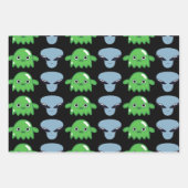 Alien intergalactisch Gift Wrapping Paper (Voorkant)