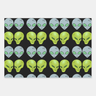 Alien intergalactisch Gift Wrapping Paper