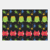 Alien intergalactisch Gift Wrapping Paper (Voorkant 3)
