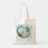 Alien Invader canvas tas (Achterkant)