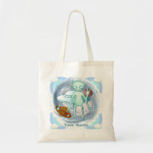 Alien Invader canvas tas