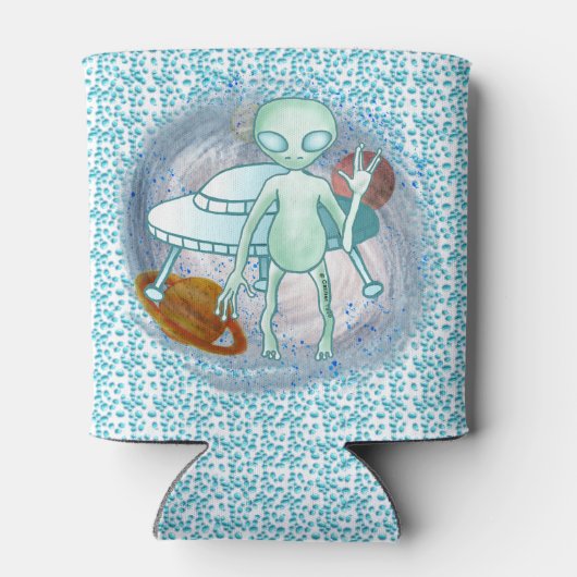 Alien Invader Koelbox Blikjeskoeler (Achterkant)