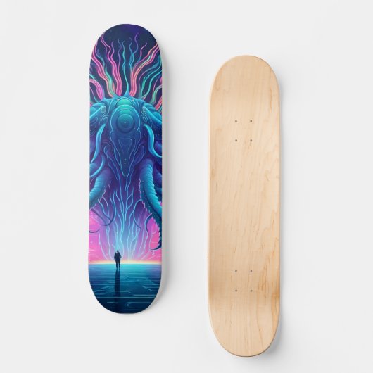 Alien Invader Persoonlijk Skateboard (Voorkant)