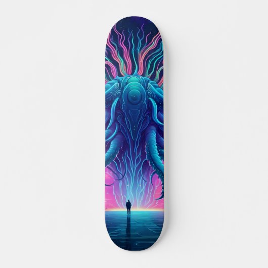 Alien Invader Persoonlijk Skateboard (Voorkant)